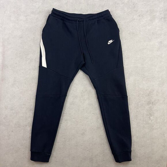Nike Pants Tech Fleece Jogger Sweatpants Mens XL Blue Sportswear Performance - Picture 3 of 10